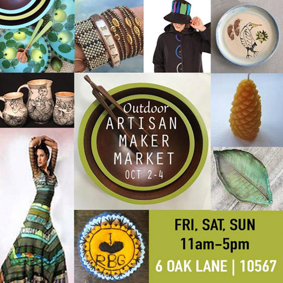 Artisan Maker Market, Take II, Oct 2 - 4 , 11 - 5!